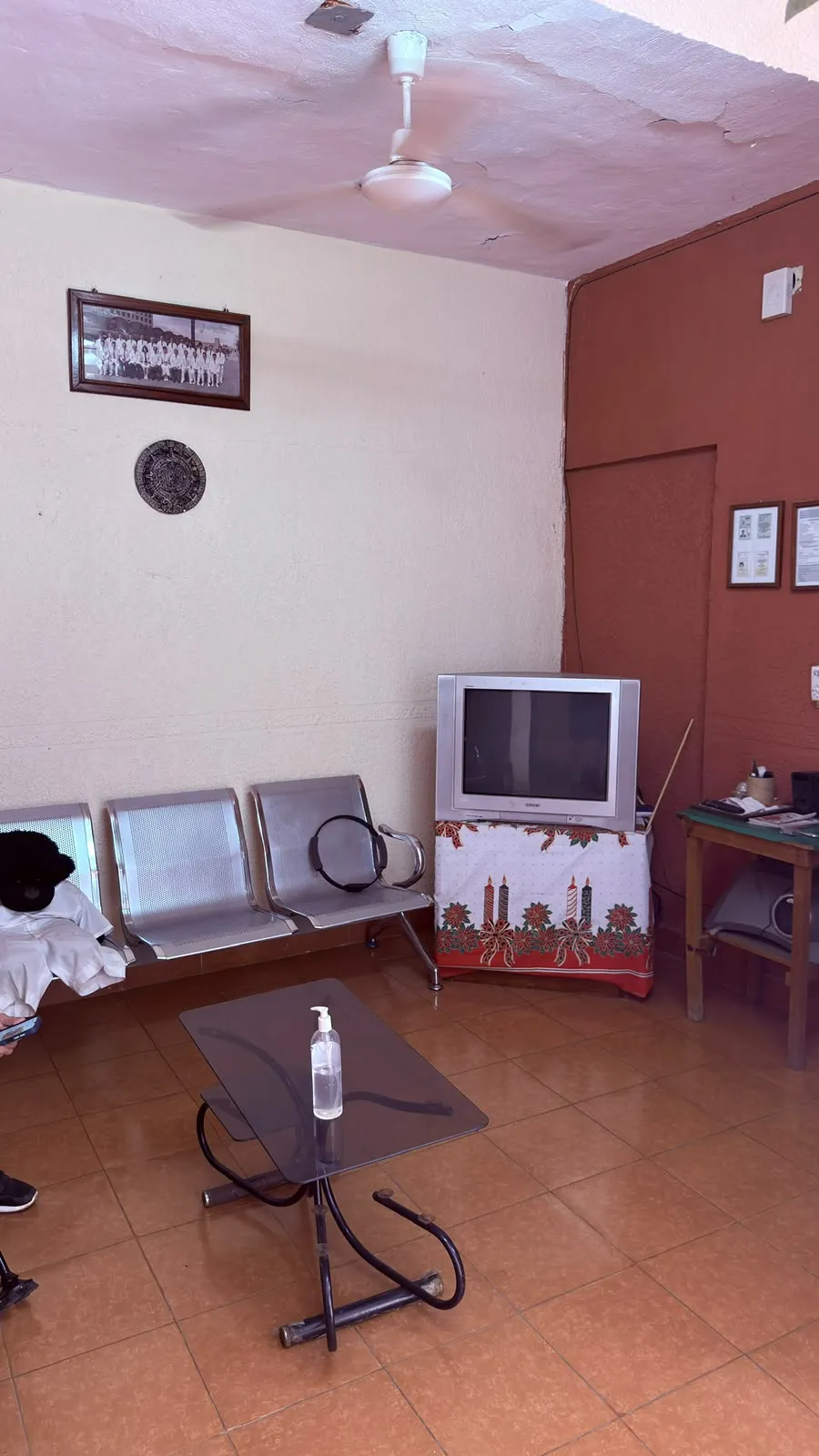 Sala de espera del consultorio